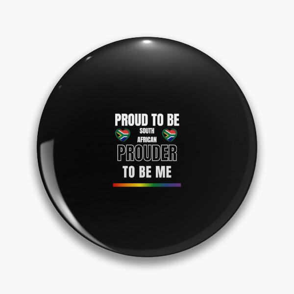 Item preview, LGBTQ Proud To Be South African, Prouder To Be Me T-Shirt, South African T-Shirt, South African Flag Tees, Rainbow Stripe T-Shirt, Sport Tees, Pride Tees, South Africa Flag Heart, designed and sold by PrideBeProud.