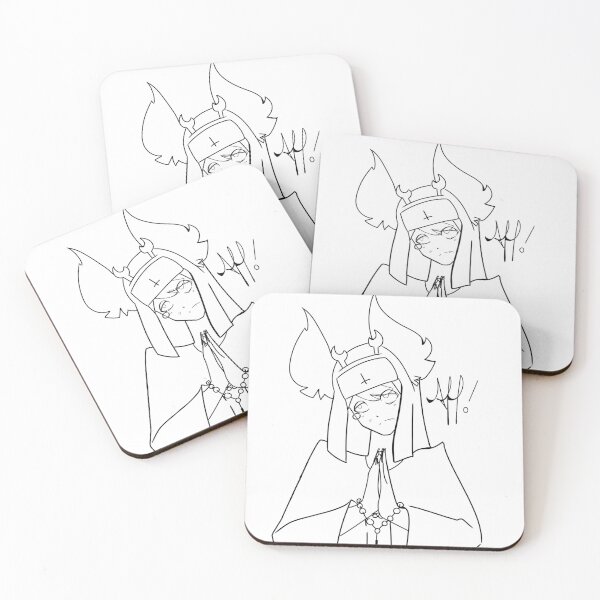 Item preview, Nun Alastor anime- Lineart  designed and sold by The-Cany.