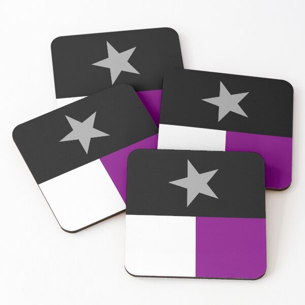 Artikelvorschau, Vertikale Flagge des asexuellen Stolzes des Staates Texas entworfen und verkauft von WokeBespoke.
