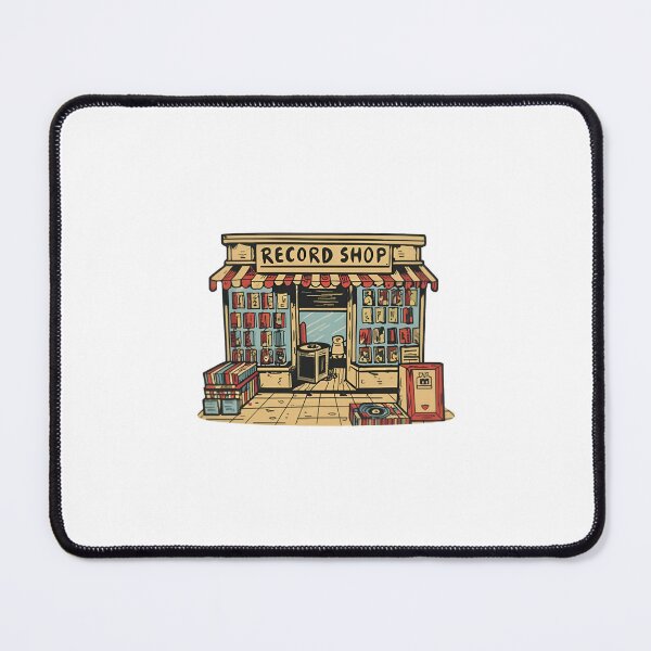 Item preview, record shop designed and sold by OldSchoolRetro.