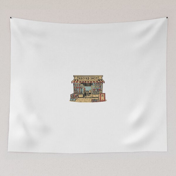 Item preview, record shop designed and sold by OldSchoolRetro.