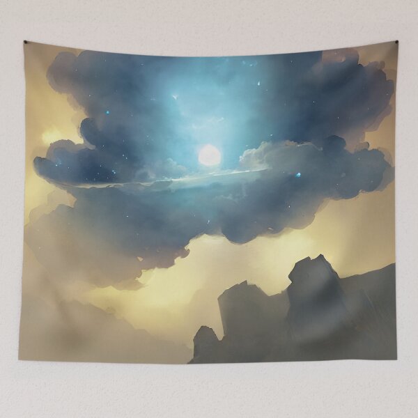 Item preview, Blue Cosmic Cloud designed and sold by JulieMaxwell07.