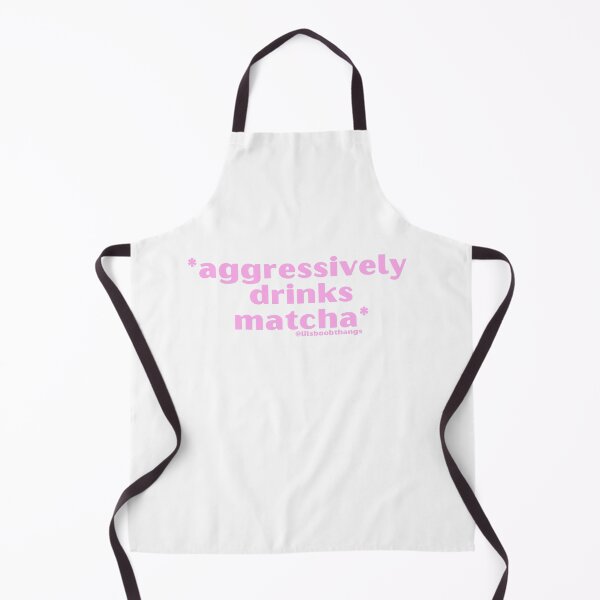 Item preview, Aggressively drinks matcha. v1, pink | by @lilsboobthangs designed and sold by lilsboobthangs.
