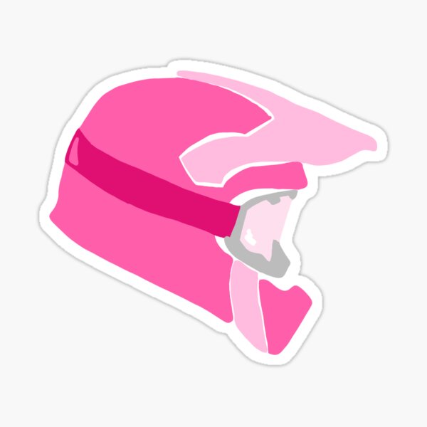 Item preview, Pink Motocross Helmet designed and sold by RosyDesign.