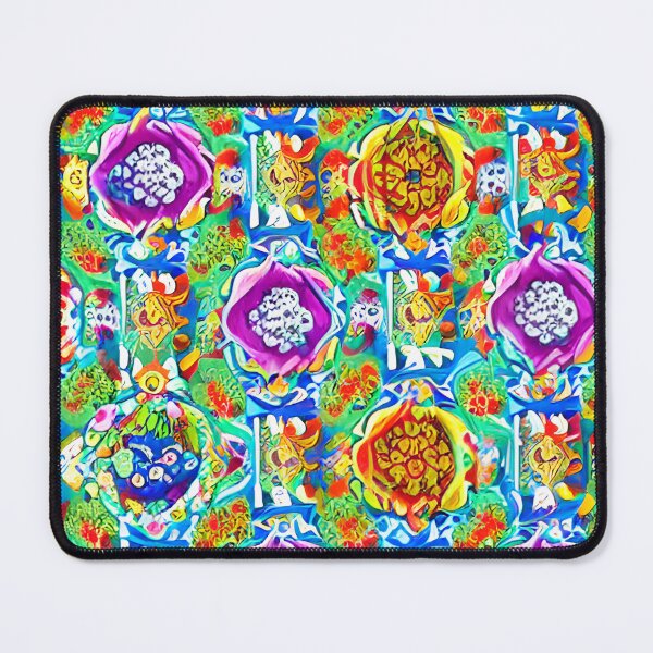 Item preview, Vibrant multi-colored flower patterns designed and sold by Astralia.