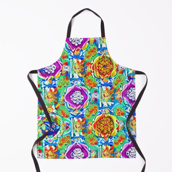 Item preview, Vibrant multi-colored flower patterns designed and sold by Astralia.