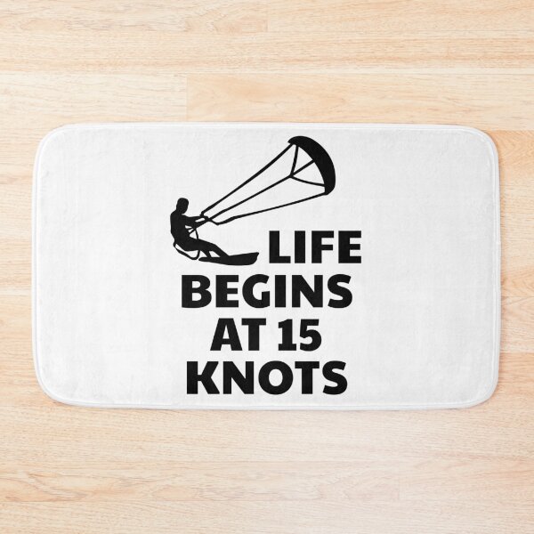 Item preview, Kiteboarding, Kitesurfing Design - Life Begins at 15 Knots designed and sold by EstelleStar.