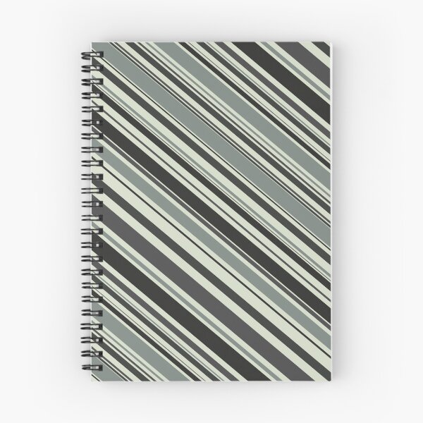 Item preview, Grey & Black Diagonal Stripes White Forever Seamless Pattern designed and sold by Alchemy-A-La-G.