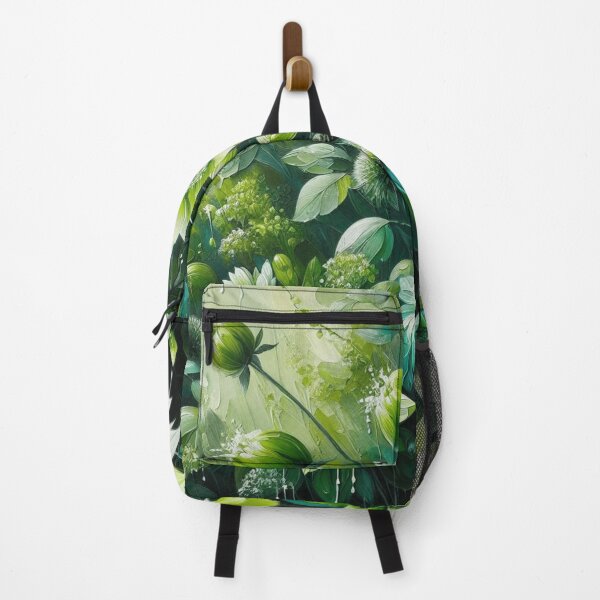 Item preview, green floral patterns, watercolor designed and sold by asbno19.