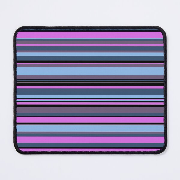 Item preview, Blue & Purple Horizontal Stripes Forever Seamless Black Pattern designed and sold by Alchemy-A-La-G.