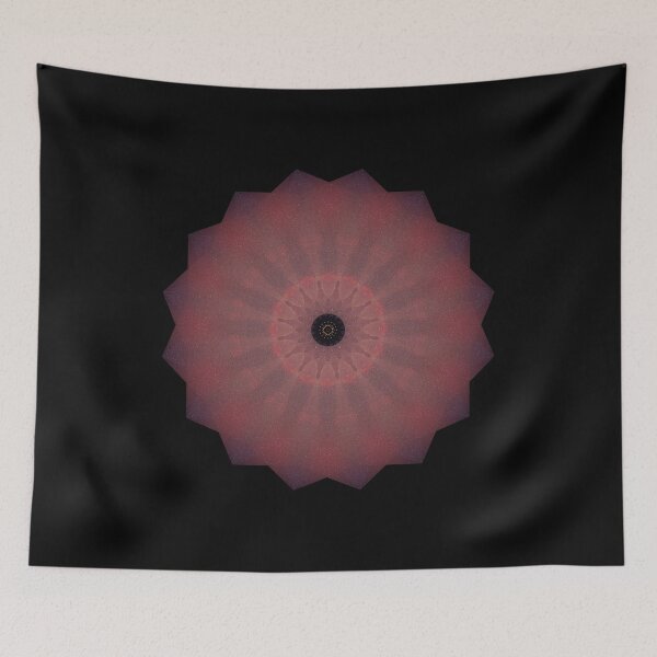 Item preview, Red Aurora Borealis Mandala designed and sold by janannes.