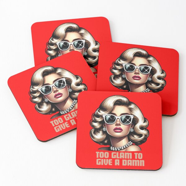 Item preview, Too glam to give a damn designed and sold by DShirtRepublic.