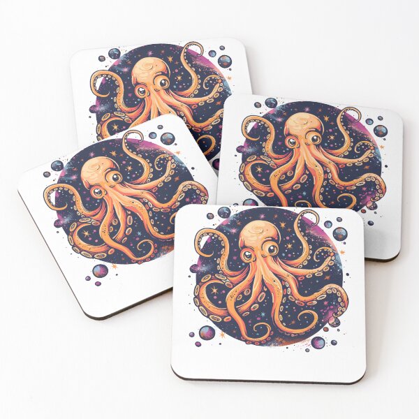 Item preview, Astronaut Octopus In Space  designed and sold by ArtFromBeyond.