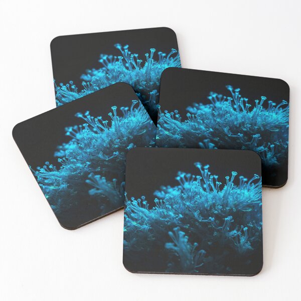 Item preview, Beautiful Pastel Blue Sea Weed designed and sold by SassyArtistry.