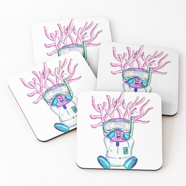 Item preview, Lilac Coral Fungus Character designed and sold by Marian Hayes.