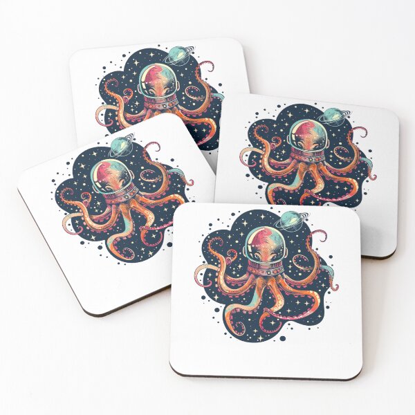 Item preview, Astronaut Octopus In Space  designed and sold by ArtFromBeyond.