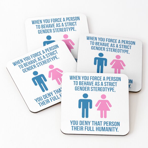 Item preview, When you force a person to be a gender stereotype… designed and sold by Rachel the Artist .