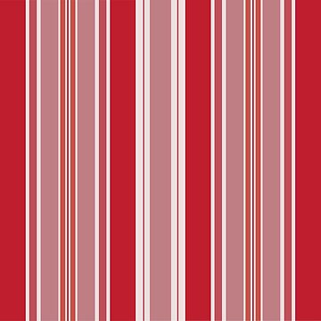 Artwork thumbnail, Red Vertical Stripes Pattern by iCraftCafe