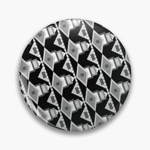 Item preview, Grey and Black Moroccan Geometric Symbol Forever Seamless Pattern designed and sold by Alchemy-A-La-G.