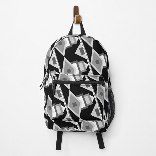 Item preview, Grey and Black Moroccan Geometric Symbol Forever Seamless Pattern designed and sold by Alchemy-A-La-G.