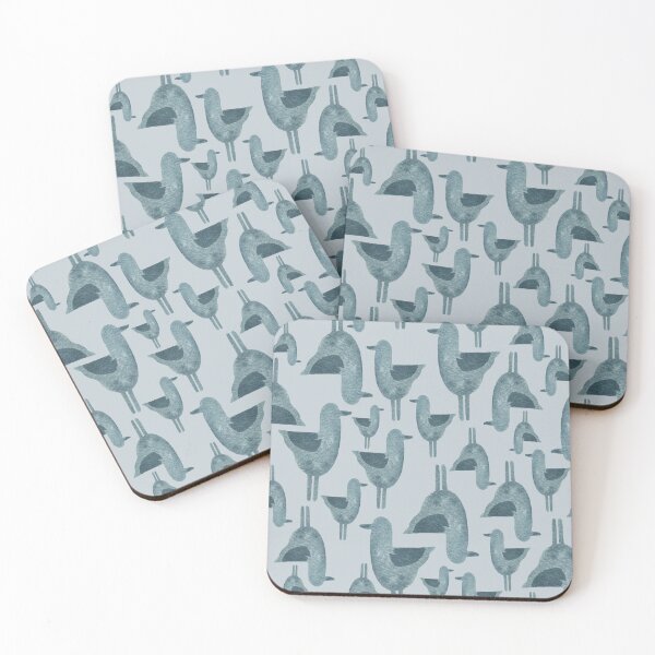 Item preview, Watercolor Seagulls on Sea Foam designed and sold by Denise Soden.