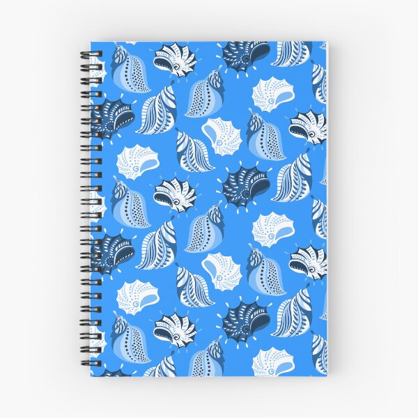 Item preview, blue sea shells beach ocean designed and sold by Gossip Rag.