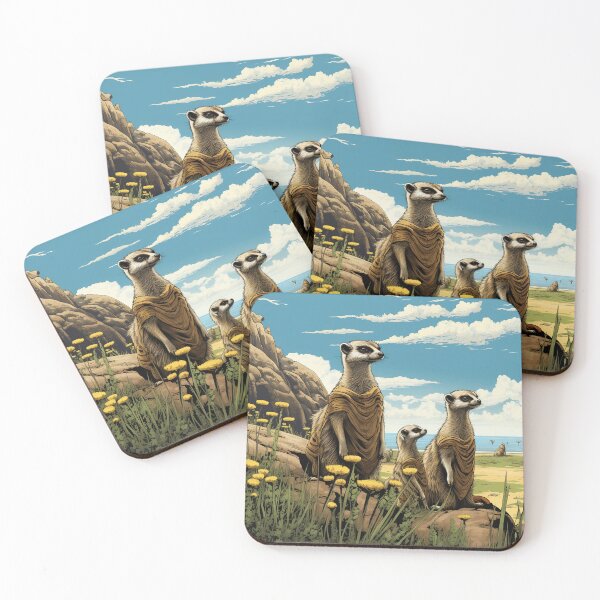 Item preview, Meerkats looking over the savannah 4 designed and sold by AstroRisq.