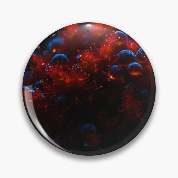 Item preview, Beautiful Blue And Red Sea Weed Balls designed and sold by SassyArtistry.