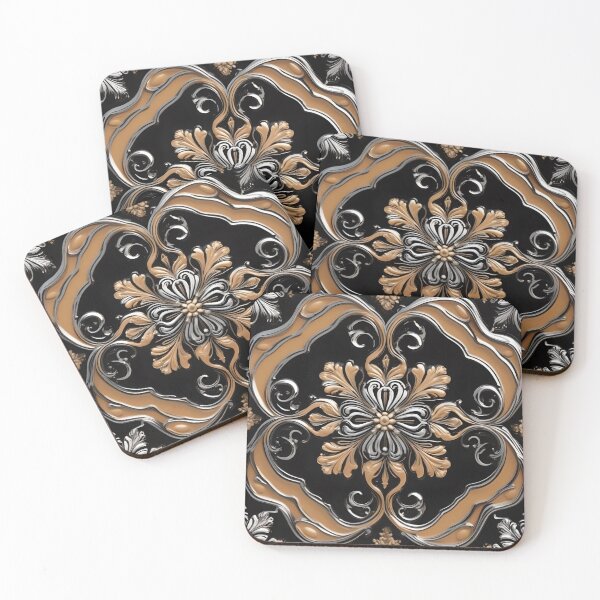 Item preview, Caramel & Black Baroque designed and sold by DesignsByPrnces.