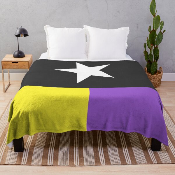 Item preview, Vertical Texas State Nonbinary Pride Flag designed and sold by WokeBespoke.