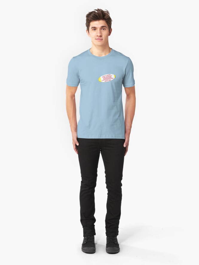 Alternate view of Quality control advice label Slim Fit T-Shirt