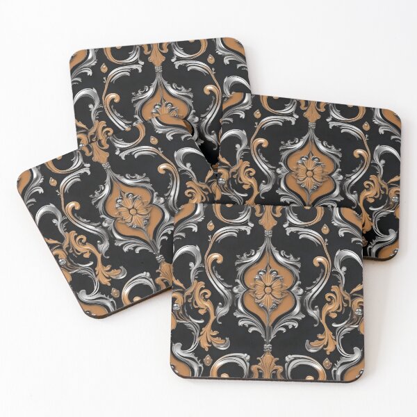Item preview, Black & Caramel Baroque designed and sold by DesignsByPrnces.