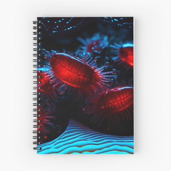 Item preview, Beautiful Blue And Red Plankton At Seafloor designed and sold by SassyArtistry.