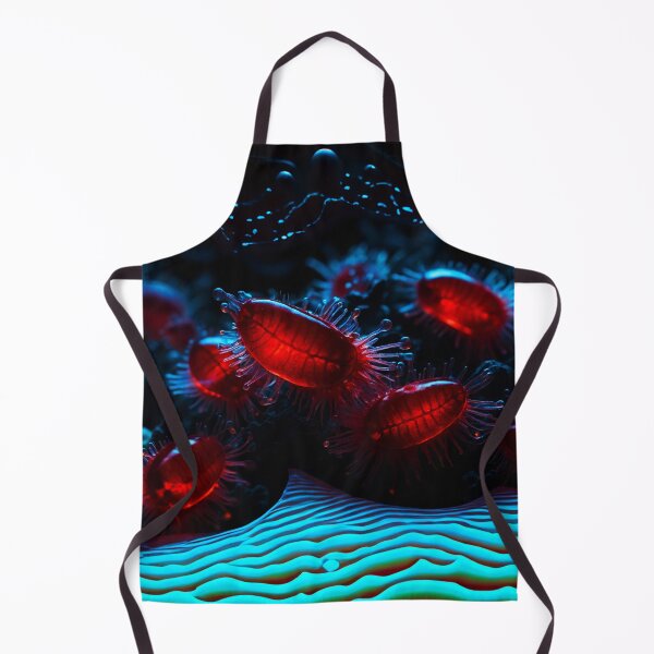 Item preview, Beautiful Blue And Red Plankton At Seafloor designed and sold by SassyArtistry.