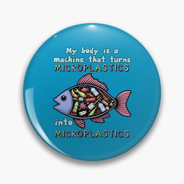Item preview, My Body Is A Machine That Turns Microplastics Into Microplastics - Ironic Meme designed and sold by SpaceDogLaika.