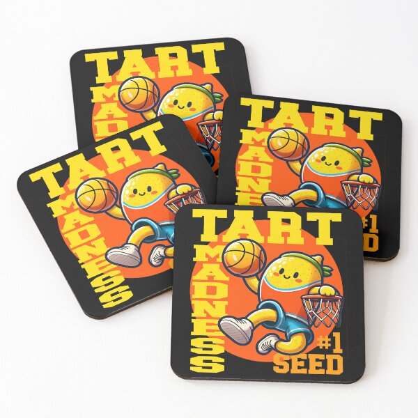 Item preview, Tart Madness Lemon Basketball #1 Seed Player Food Pun Funny Fruit designed and sold by DPlumDesign.