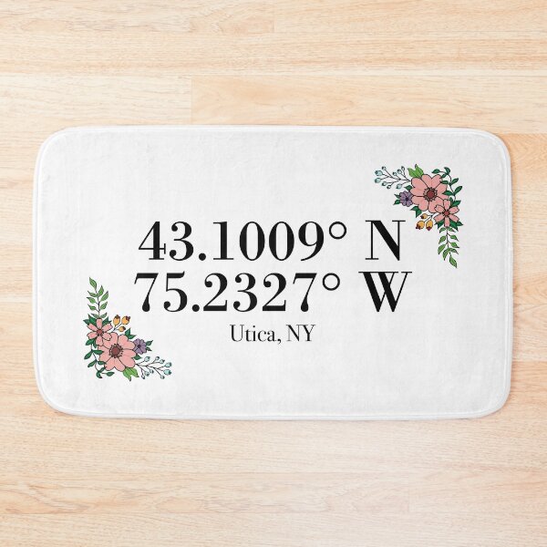 Item preview, Utica, NY Coordinates designed and sold by mynameisliana.