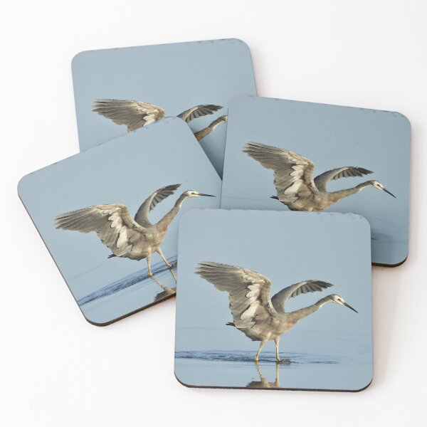Item preview, Mighty wings White faced heron designed and sold by Mark Grimsley.