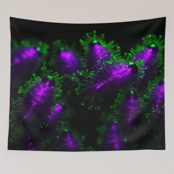 Item preview, Beautiful Green And Purple Plankton Creatures designed and sold by SassyArtistry.