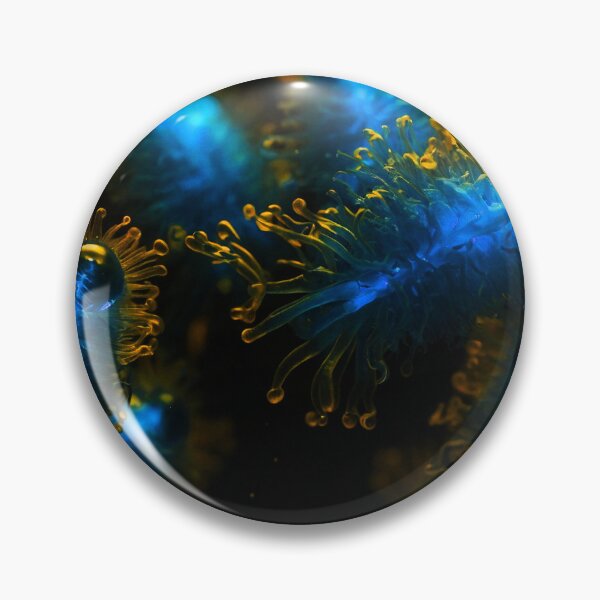 Item preview, Beautiful Golden And Light Blue Plankton Creatures designed and sold by SassyArtistry.