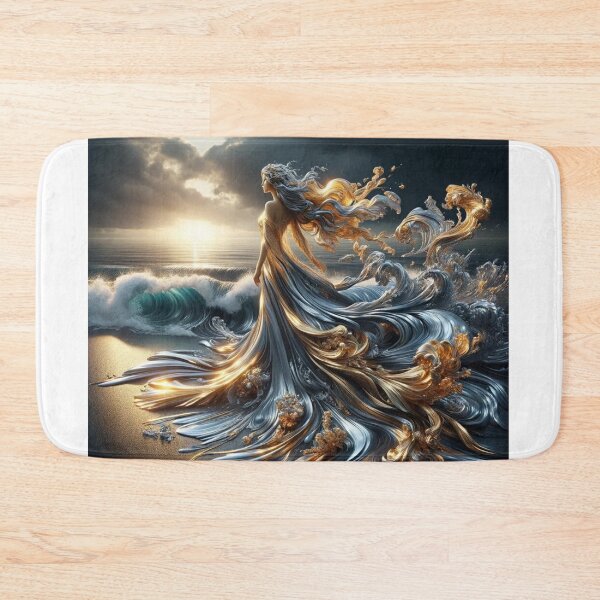 Item preview, Golden Twilight Sea Goddess Art designed and sold by CultDigHoriz.