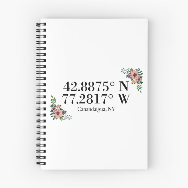 Item preview, Canandaigua, NY Coordinates designed and sold by mynameisliana.