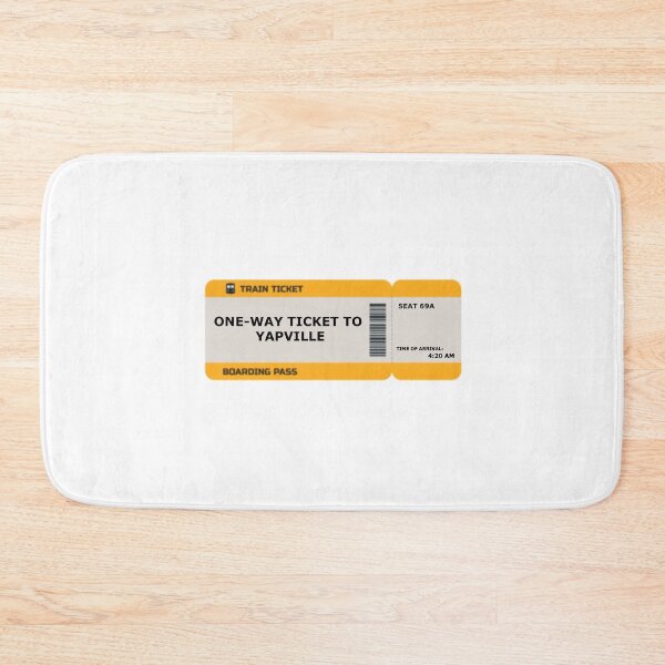 Item preview, ticket to yapville designed and sold by createandrogyny.