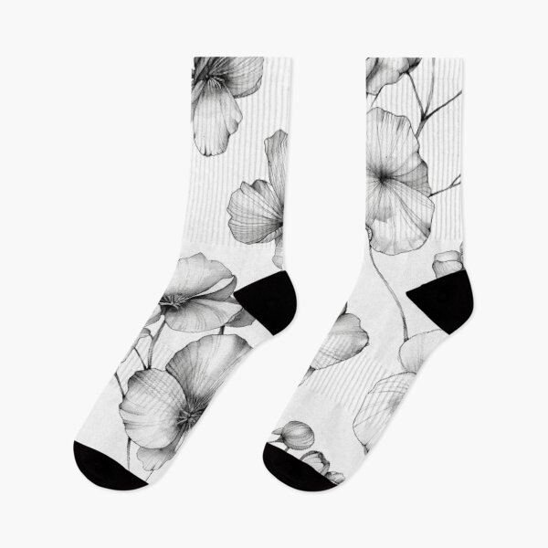 Item preview, Silhouette Floral Pattern designed and sold by chi3-jp.