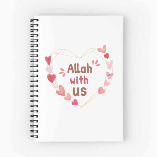 Item preview, Allah with us red heart islamic design designed and sold by DamiCrea82.