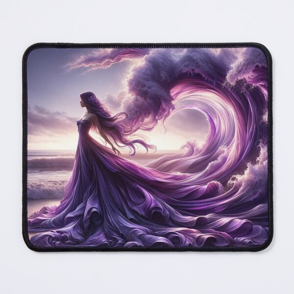 Item preview, Mystic Ocean Wave Goddess Canvas designed and sold by CultDigHoriz.