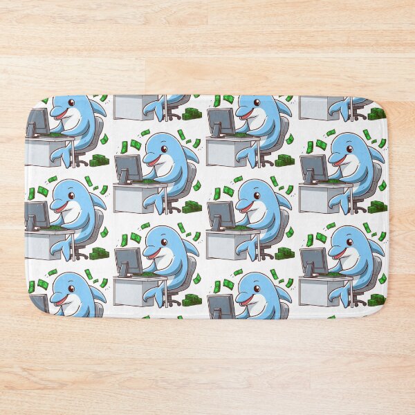 Item preview, Work Home Dolphin designed and sold by LemuellTrends.