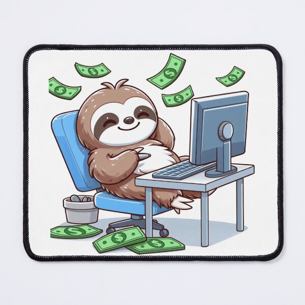 Item preview, Work Home Sloth designed and sold by LemuellTrends.