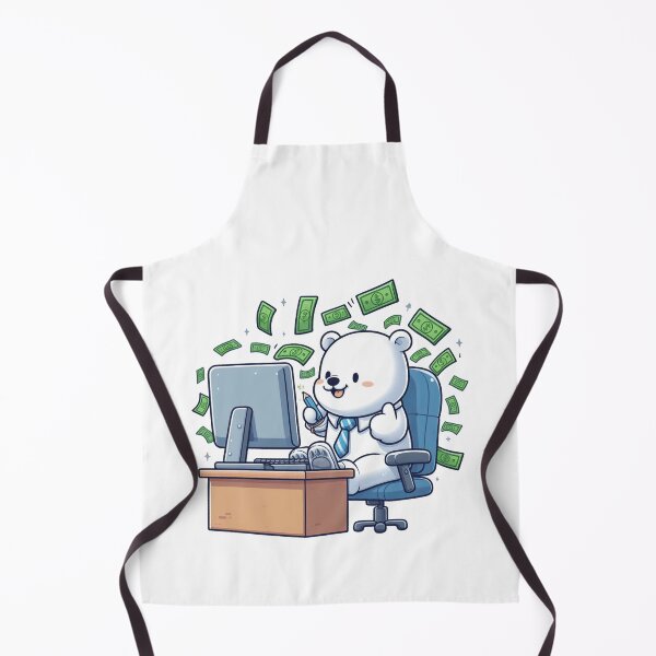 Item preview, Work Home Polar Bear designed and sold by LemuellTrends.
