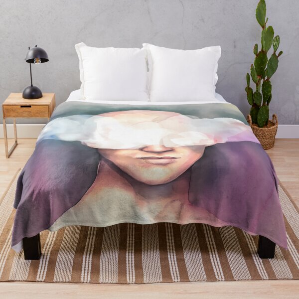 Item preview, Head In The Clouds, Watercolor Illustration designed and sold by WatermelonPink.